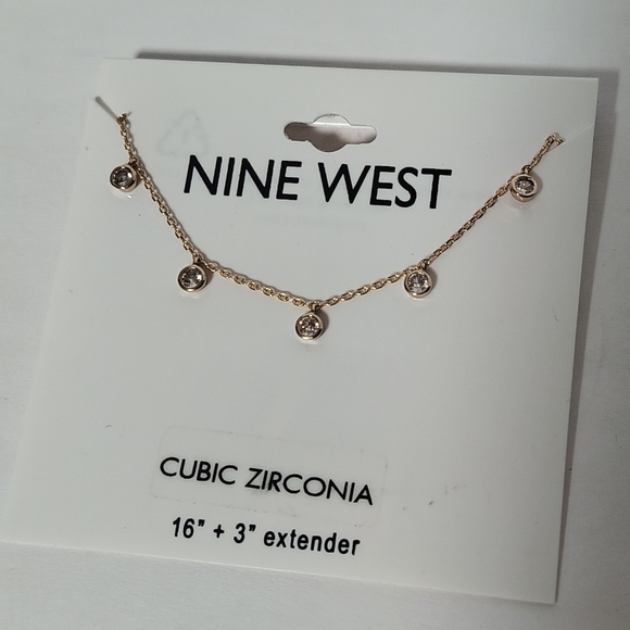 [5 x $20] New Gold Cubic Zirconia Necklace / Fashion Jewelry - Picture 2 of 3